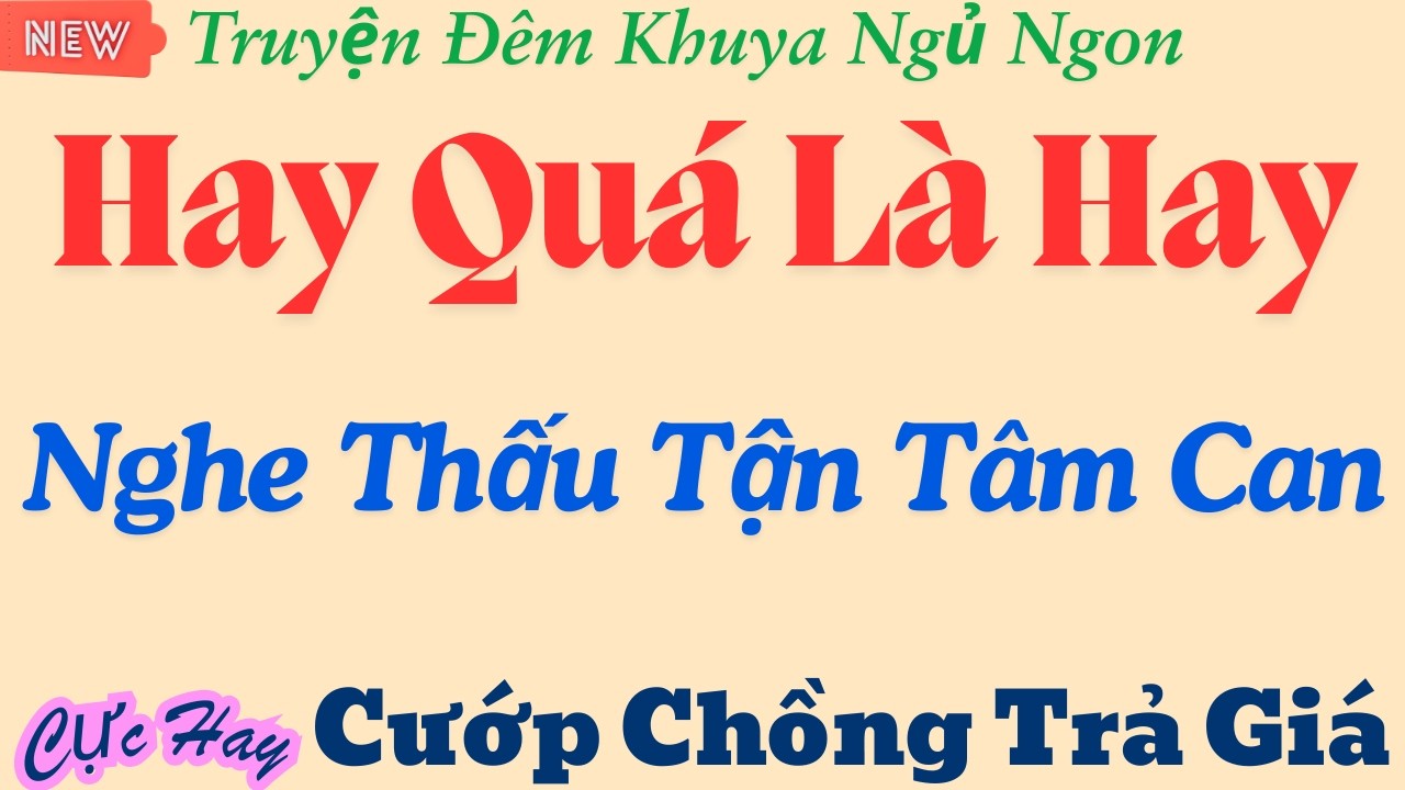 Nghe trong bóng tối rất hợp – “Người đàn ông quen ở quán ăn khuya” – Truyện đêm khuya mang chất đời