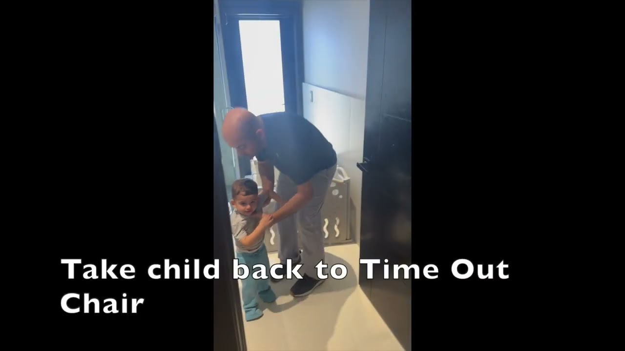 Example of Parent Child Interaction Therapy (PCIT) Time Out Procedure with Real 2 Year Old Child