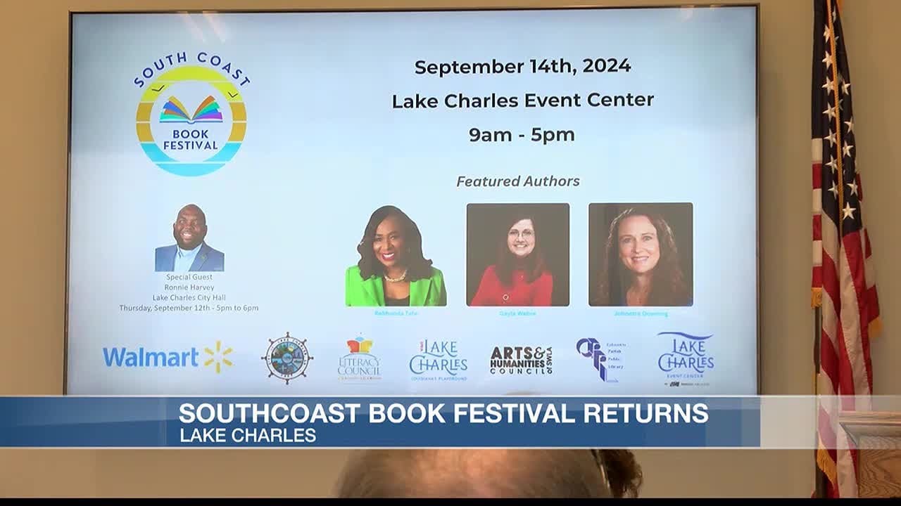 Book festival coming to Lake Charles in September