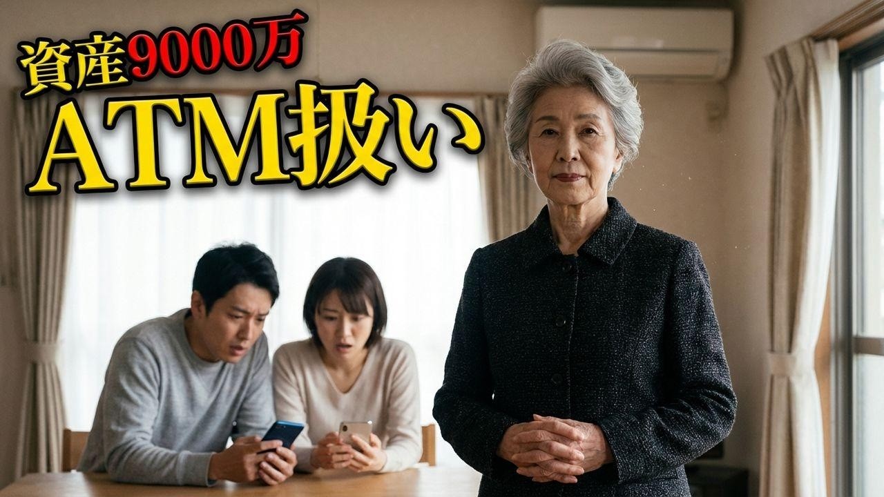 「払うのやめてみろ」母をATM扱いした息子の末路。実は資産9000万の衝撃