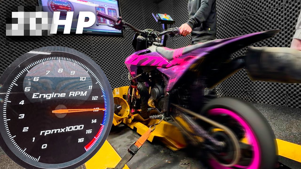 I Took The Mini Supermoto to a Dyno and Car Meet!