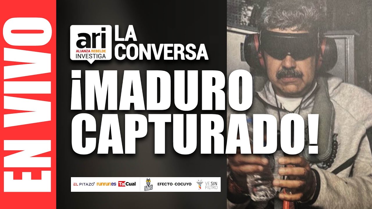 &iexcl;Maduro capturado! Todo lo que se sabe hasta ahora. Transmisi&oacute;n en vivo.