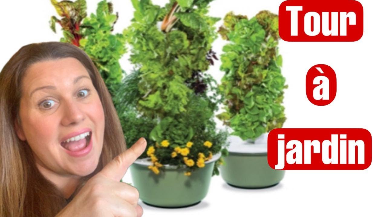 COMMENT ÇA MARCHE? -TOWER GARDEN... germination, entretien et récolte! Tour à jardin