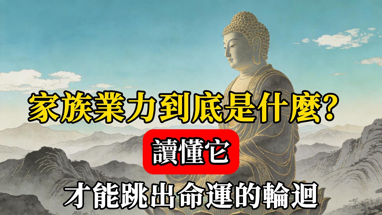 家族業力到底是什麼？讀懂它，才能跳出命運的輪迴#佛緣禪修#佛陀#佛學#佛教#禪修#佛法智慧#佛教故事#佛教文化
