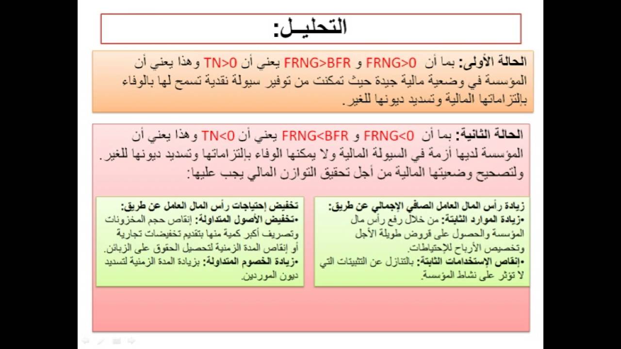 تحليل الوضعية المالية للمؤسسة من إعداد الأستاذ لعجري محمد