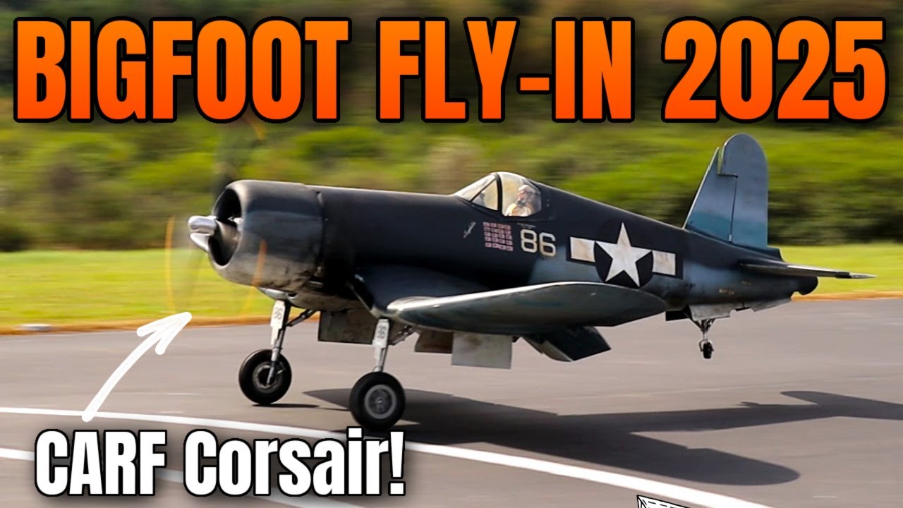CARF Corsair и другие на BIGFOOT FLY-IN 2025 — освещение мероприятия с моделью AV8R