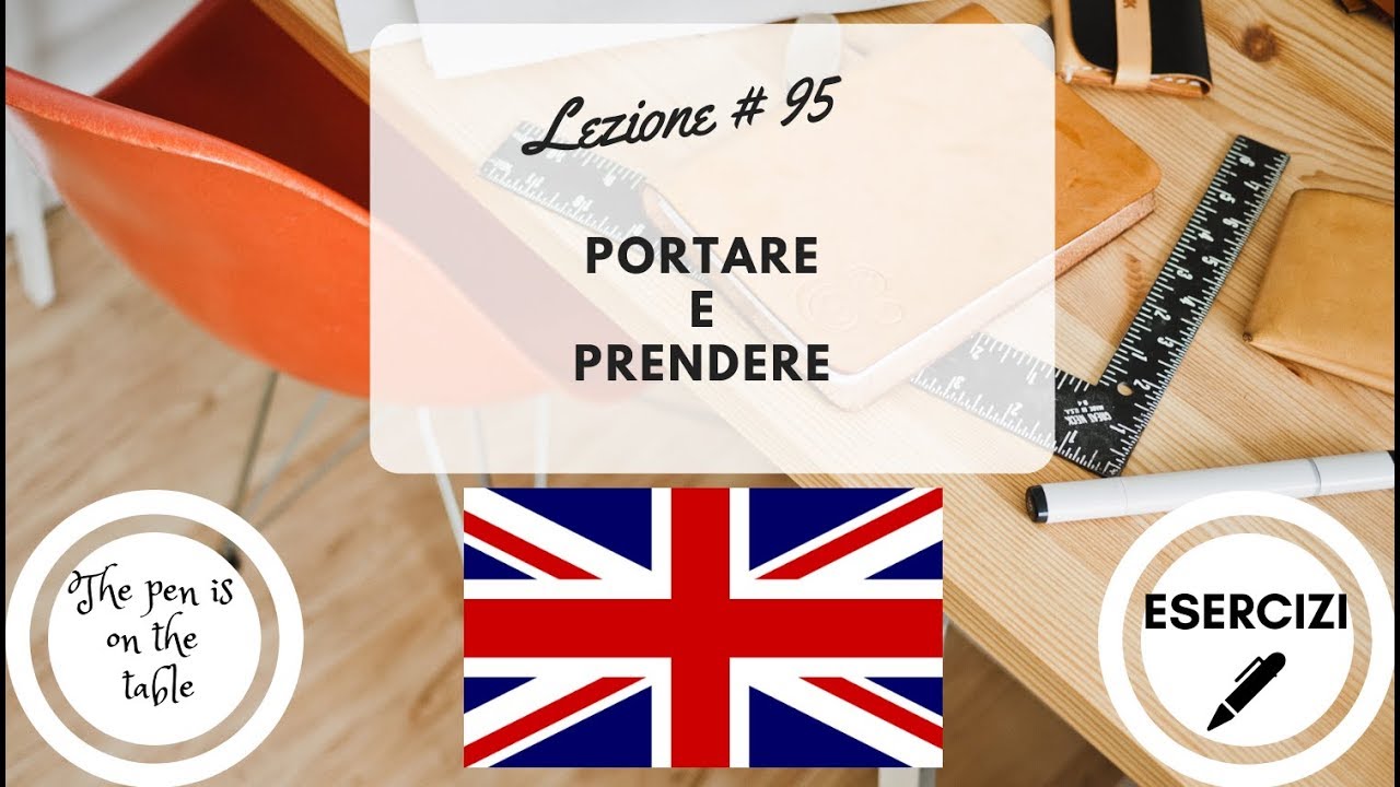 Lezioni di Inglese - Lezione 95: PORTARE E PRENDERE (con esercizi)