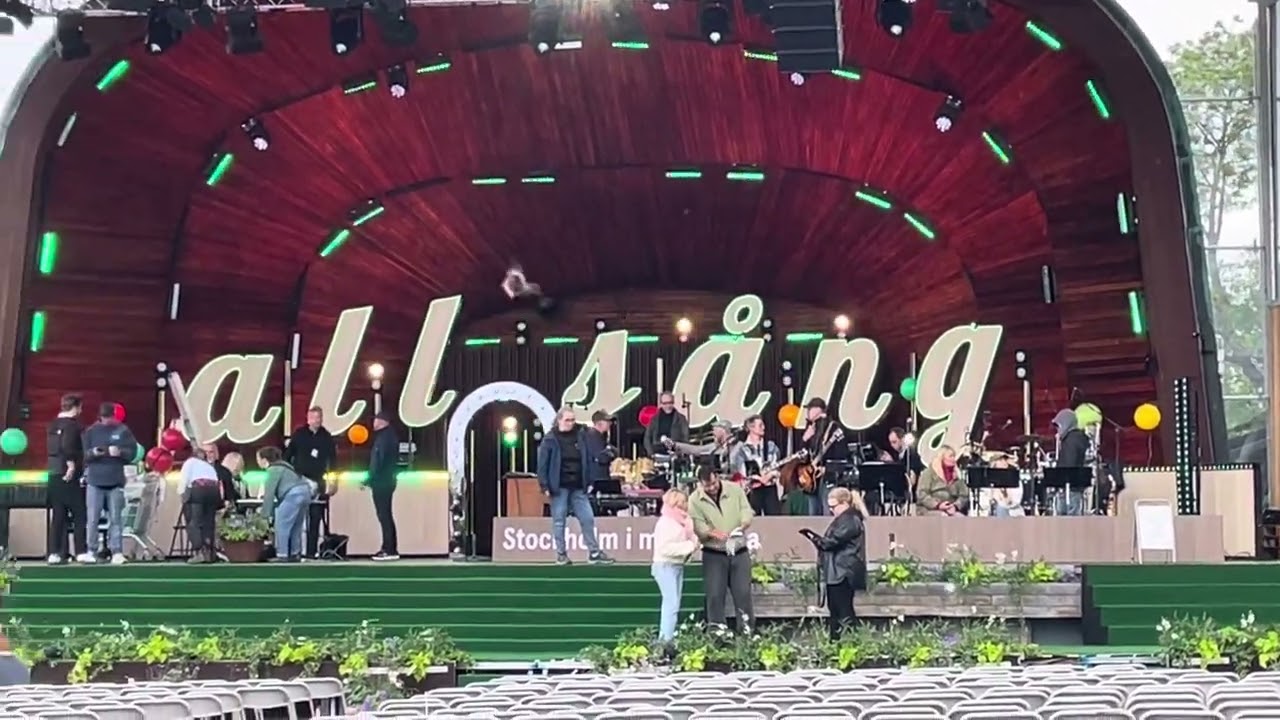 ALLSÅNG PÅ SKANSEN (Repet) KAJ. Bada bastu. Måndag 23 juni 2025