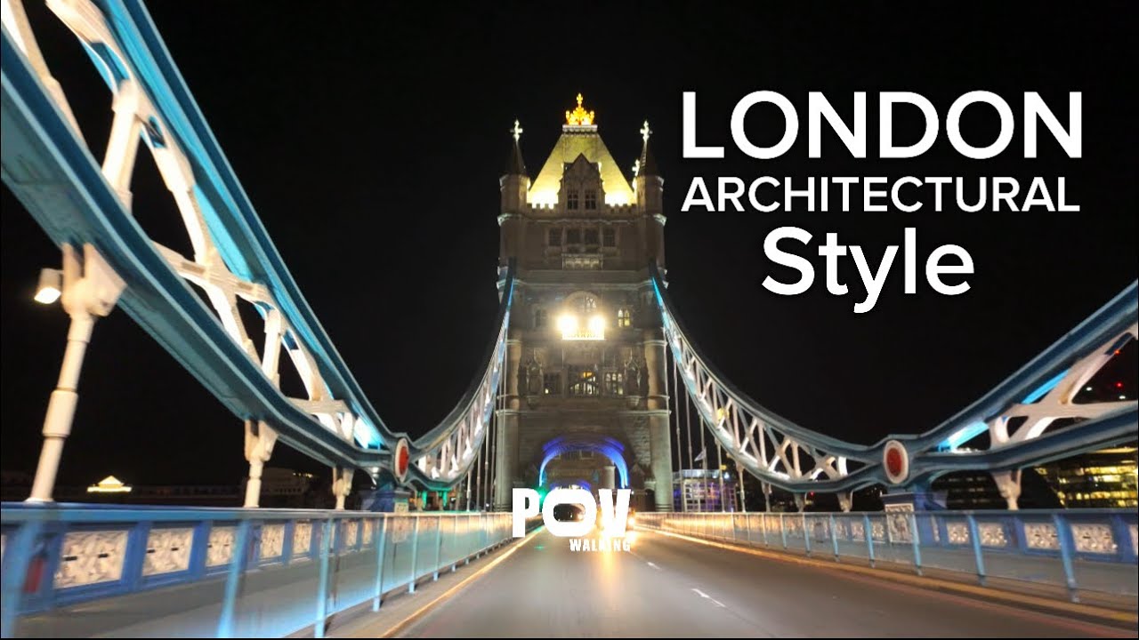 LONDON NIGHT DRIVING TOUR AROUND THE RIVER THAMES/ OLD AND MODERN ARCHITECTURE STYLES/ UK🇬🇧2024