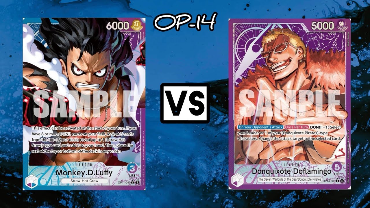 One piece TCG locals UP Luffy vs Purple Doflamingo round 3