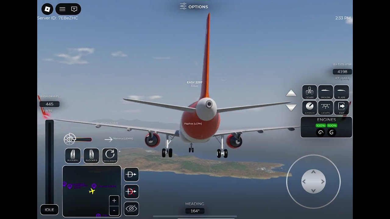 EasyJet A320 from Gatwick to Menorca