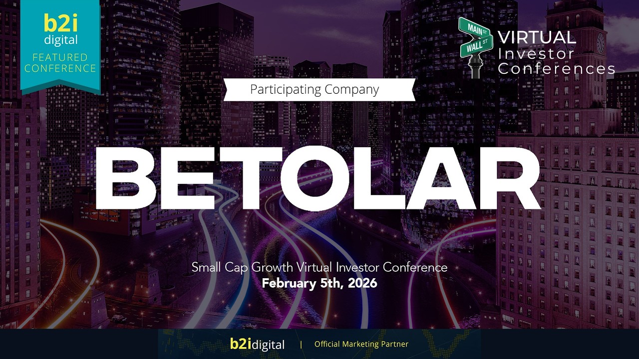 Small Cap Growth Virtual Investor Conference — Betolar Oyj