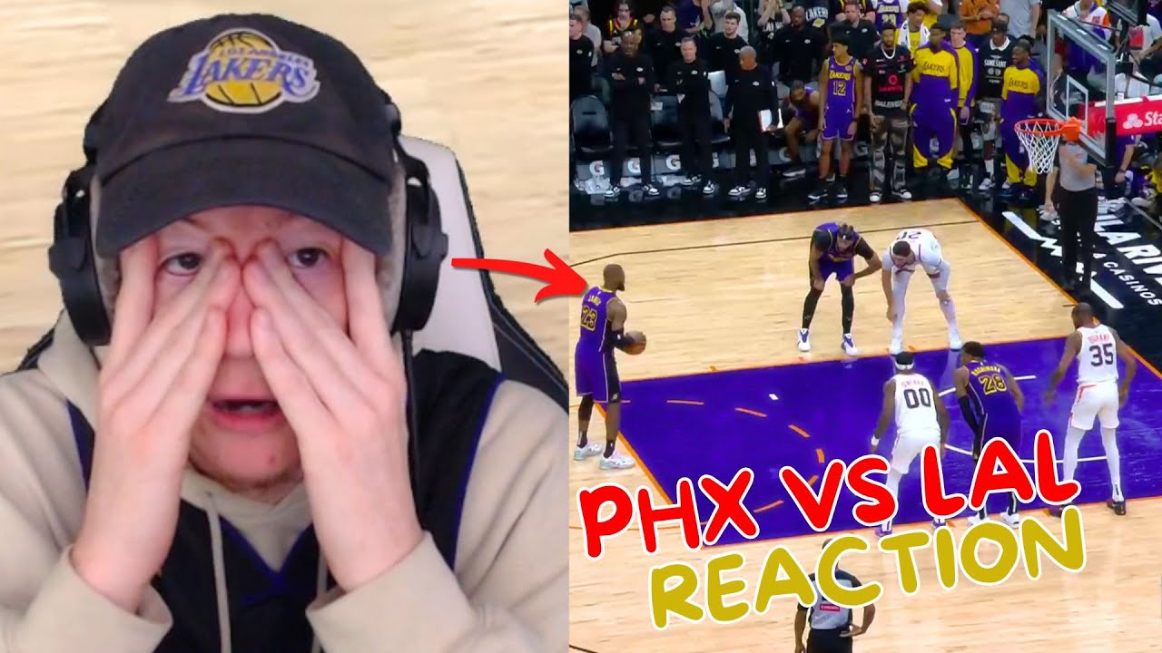 Reacting to Suns vs Lakers Regular Season Game!