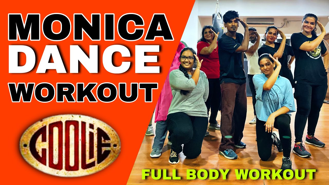 MONICA DANCE WORKOUT / dance fitness/ Zumba #coolie #zumba #monica #tamilsong #workout