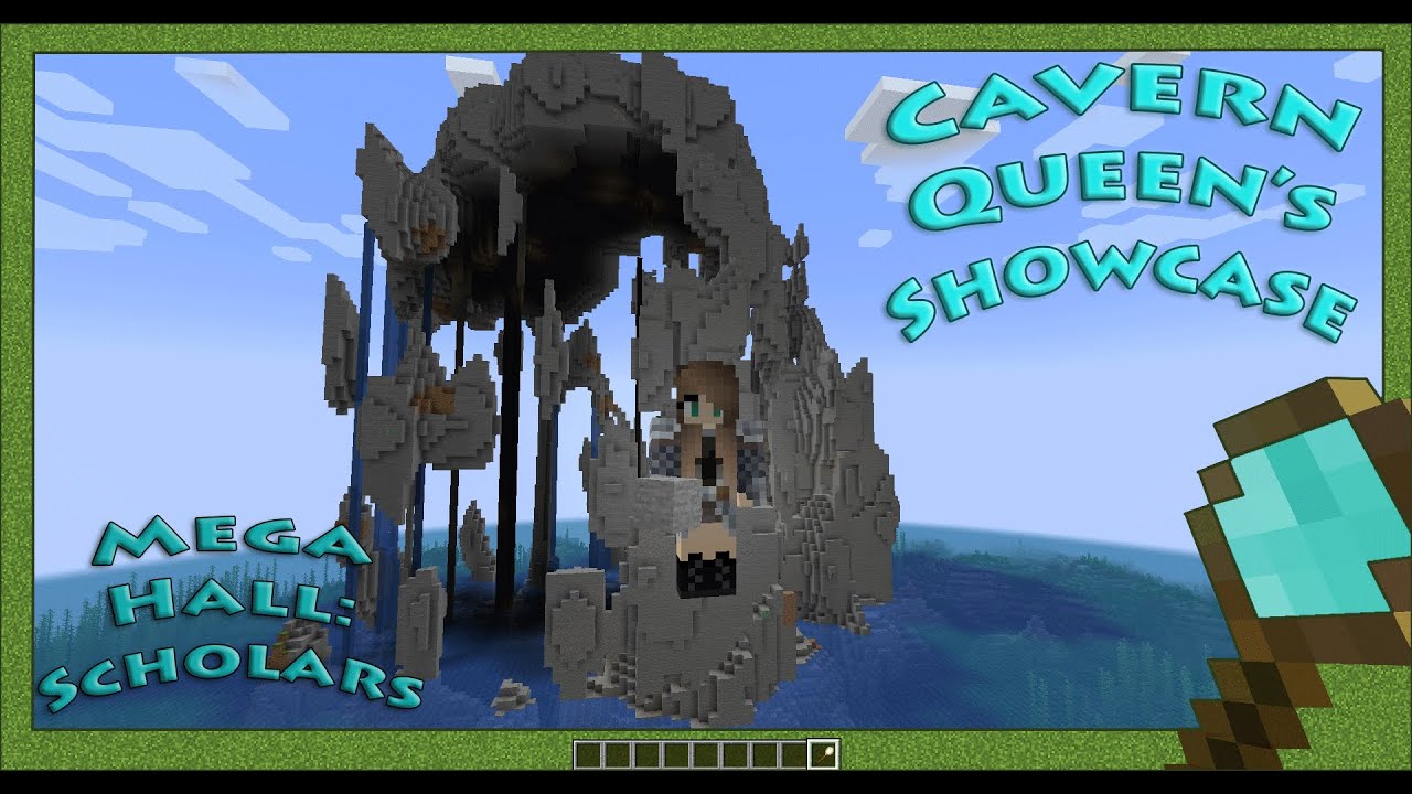 Minecolonies Cavern Style 1.19.2 - Showcase on Scholars MegaHall