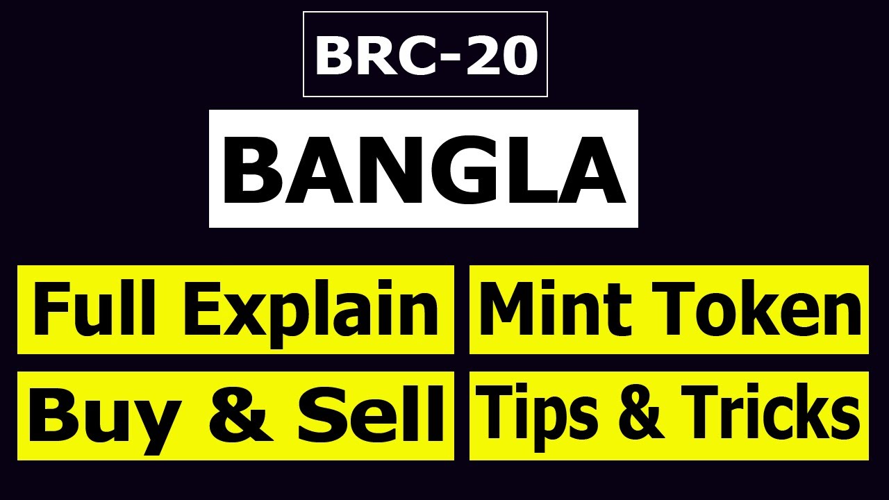 BRC-20 Bangla - Full Explain - Tutorial AND TIPS | Bitcoin Blockchain |