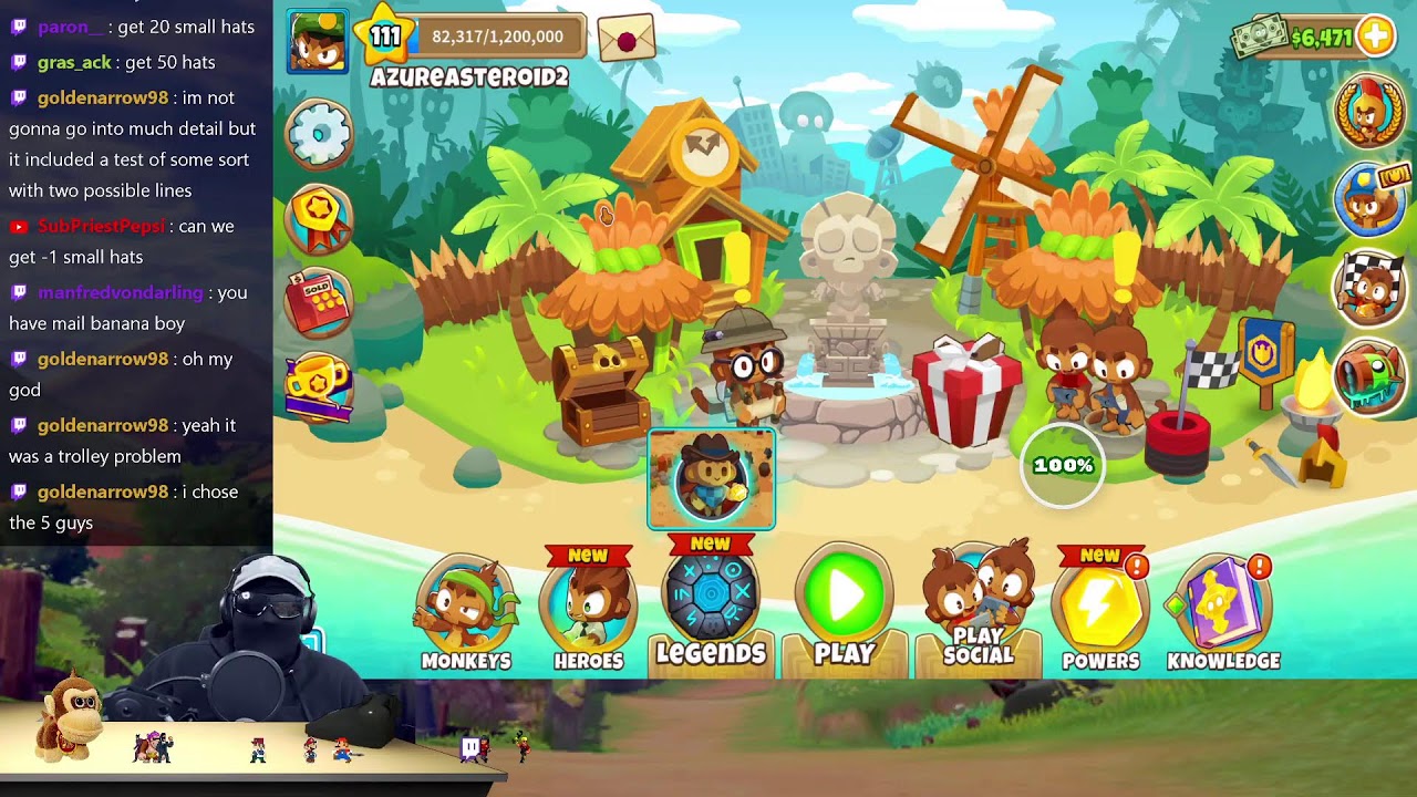 Can Twitch Chat beat a bloons level? (probably not)