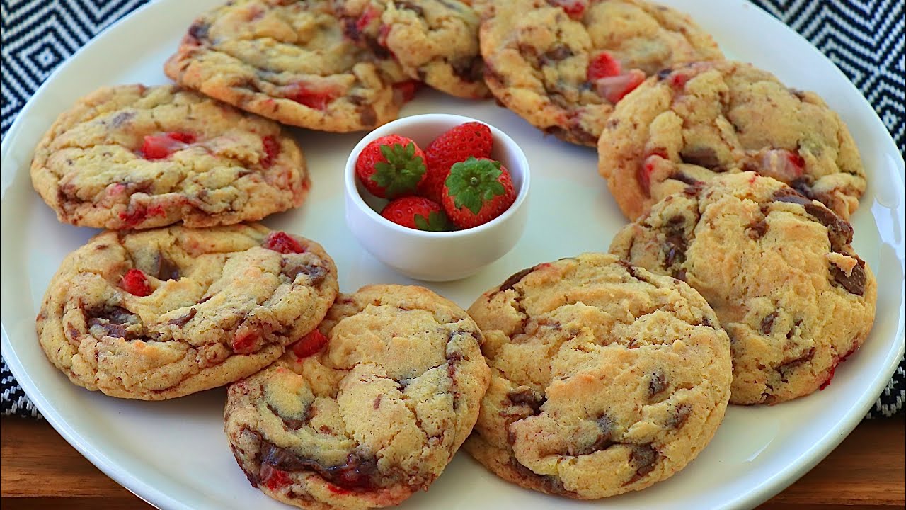 САМЫЙ ОРИГИНАЛЬНЫЙ РЕЦЕПТ КЛУБНИЧНОГО🍓ШОКОЛАДНОГО🍫 ПЕЧЕНЬЯ🍪 НИЧЕГО ТАКОГО ДАЖЕ В ВЫПЕЧКЕ!