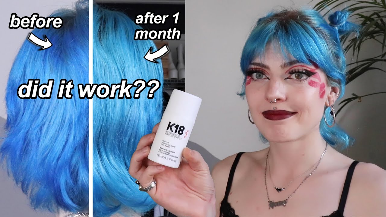 I used the K18 Hairmask on my VERY damaged hair for 1 MONTH (did it work??)