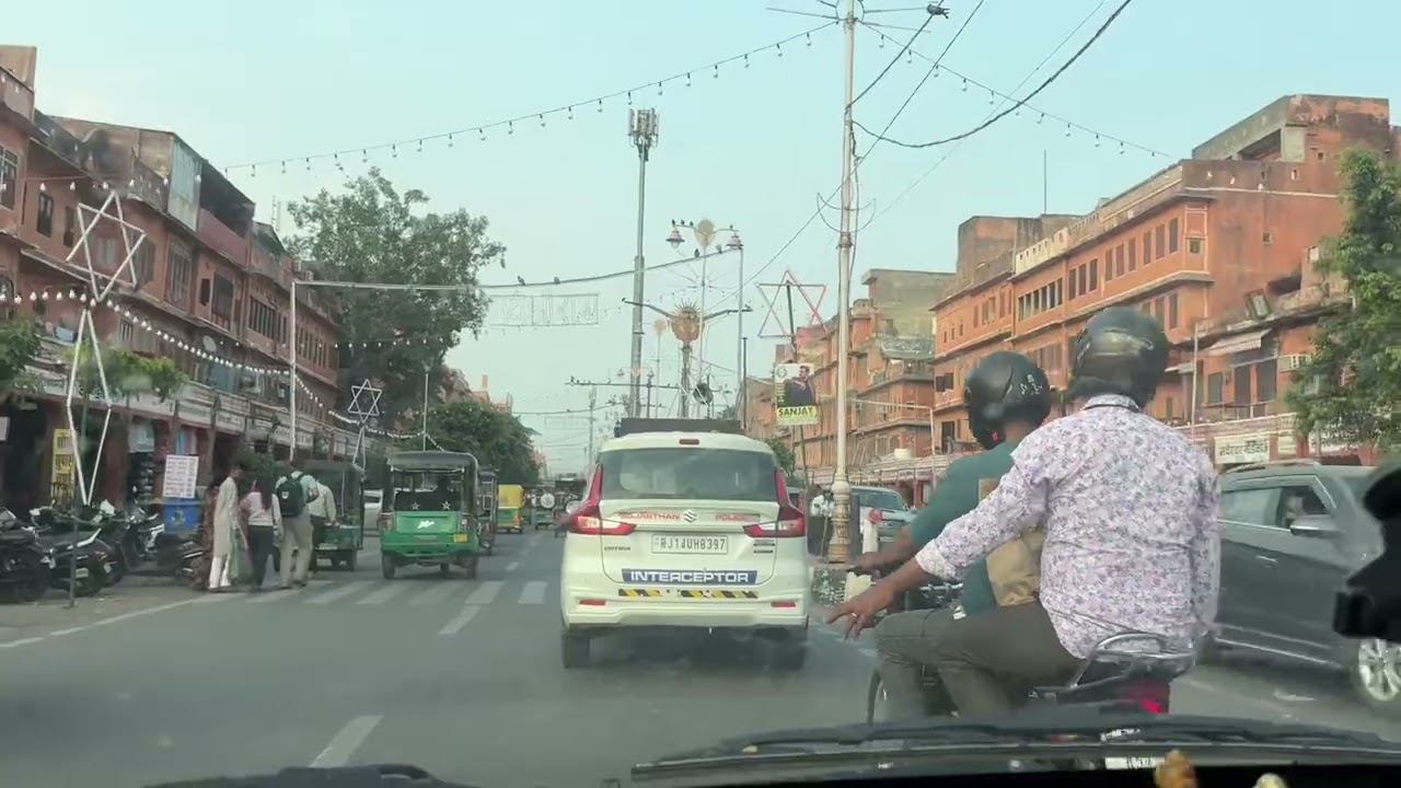 Exploring pink city 