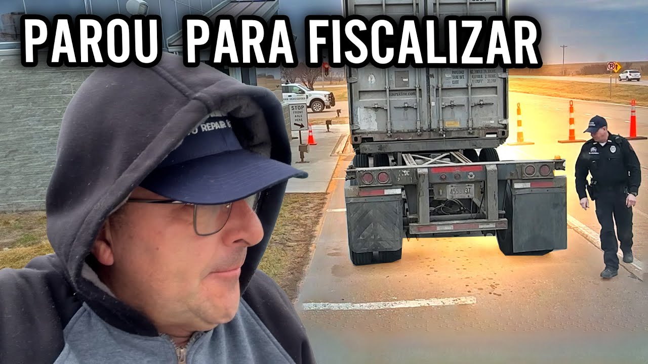 A POLICIA PAROU PARA FISCALIZAÇÃO- CAMINHÃO TEM QUE TER MANUTENÇÃO EM DIA 🙏🏻