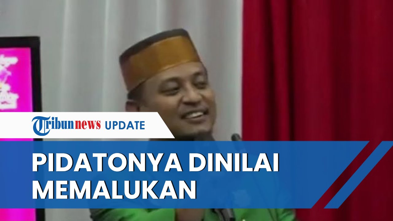 Pidato Gubernur Sulsel Disorot karena Singgung Warga Rampi: Kenapa Tidak Keluar dari Indonesia