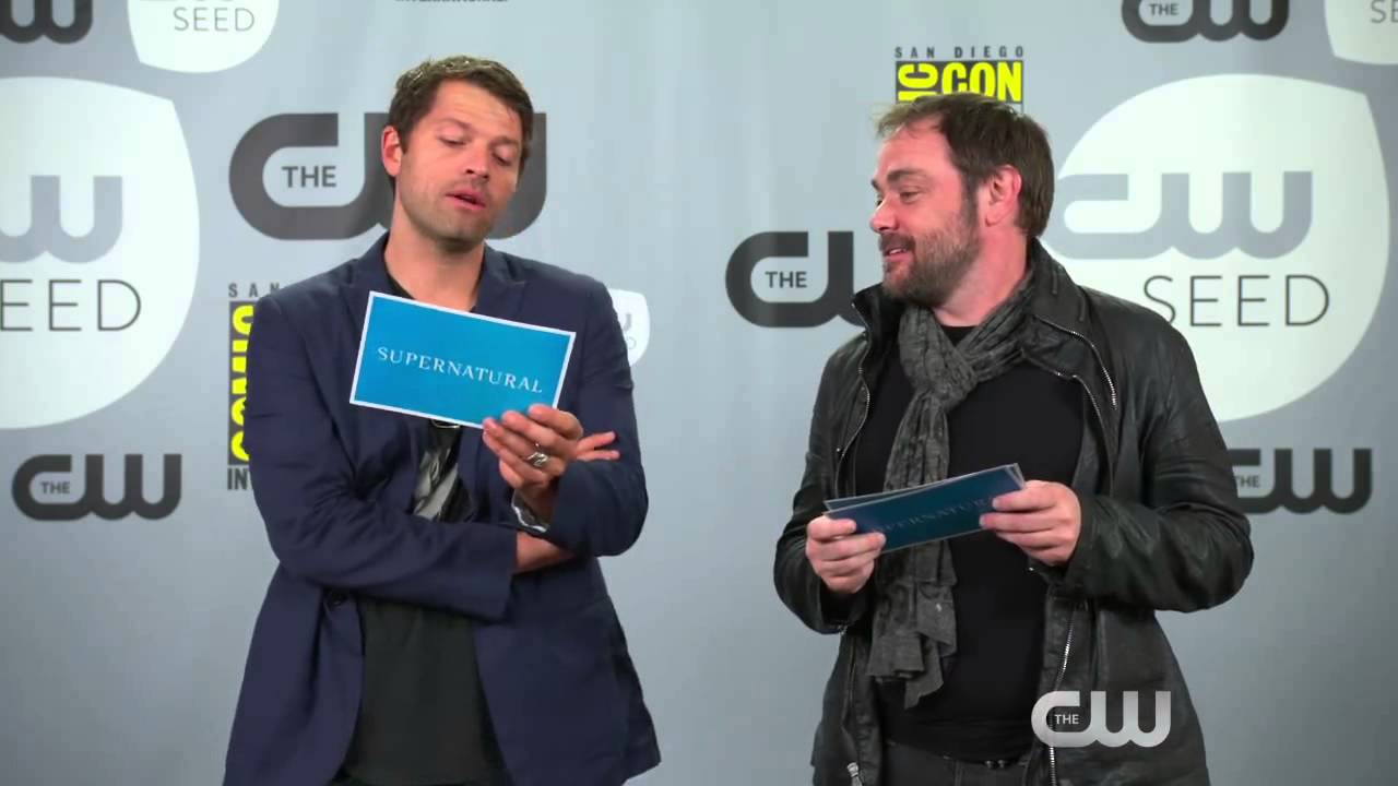 Misha and Mark talk #Supernatural Season 11 at #CWSDCC.
