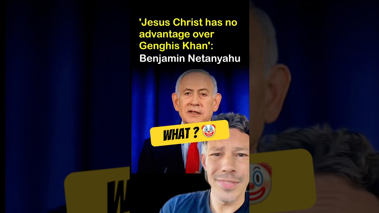 Netanyahu: Jesus Has NO Advantage Over Genghis Khan? #christian #jesus #bible #faith
