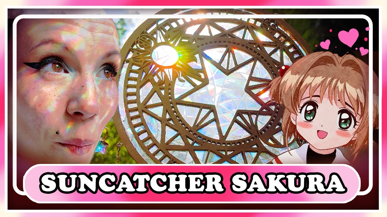 ⭐ DIY MAGIQUE ⭐ : Suncatcher Cardcaptor Sakura 🌸 - Projet artistique parfait pour le printemps !