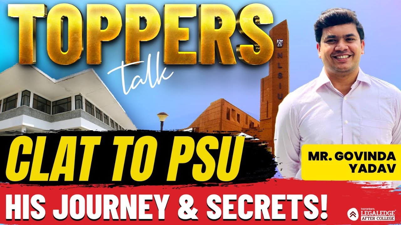 Interview with Govinda Yadav | Power Grid Manager (Law) | CLAT PG Selection Journey & PSU Benefits