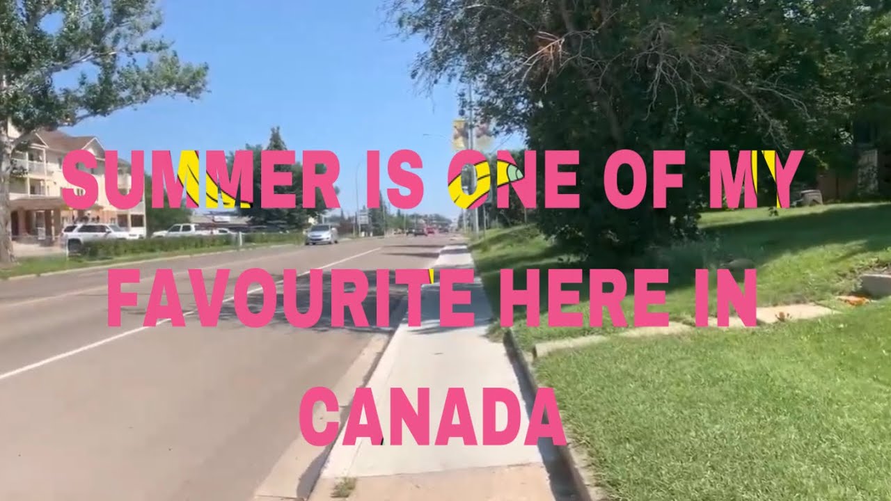 WALKING AROUND IN TOWN OF BROOKS ALBERTA CANADA