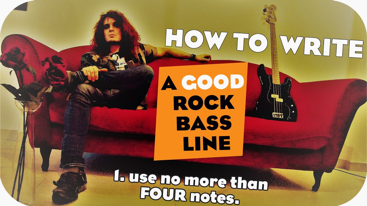 How to write a good rock bass line - 8 tips in 8 minutes
