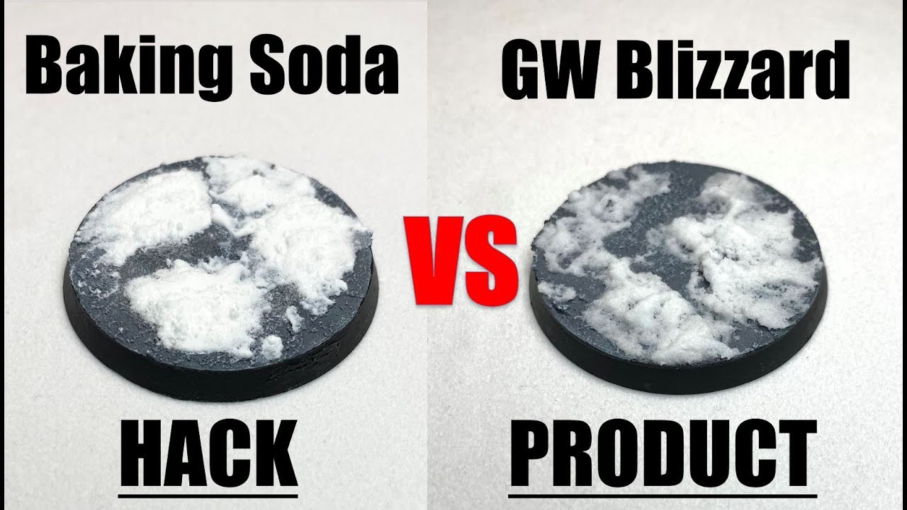 How To Paint Snow Base HACK! - Did He Just Use BAKING SODA?!