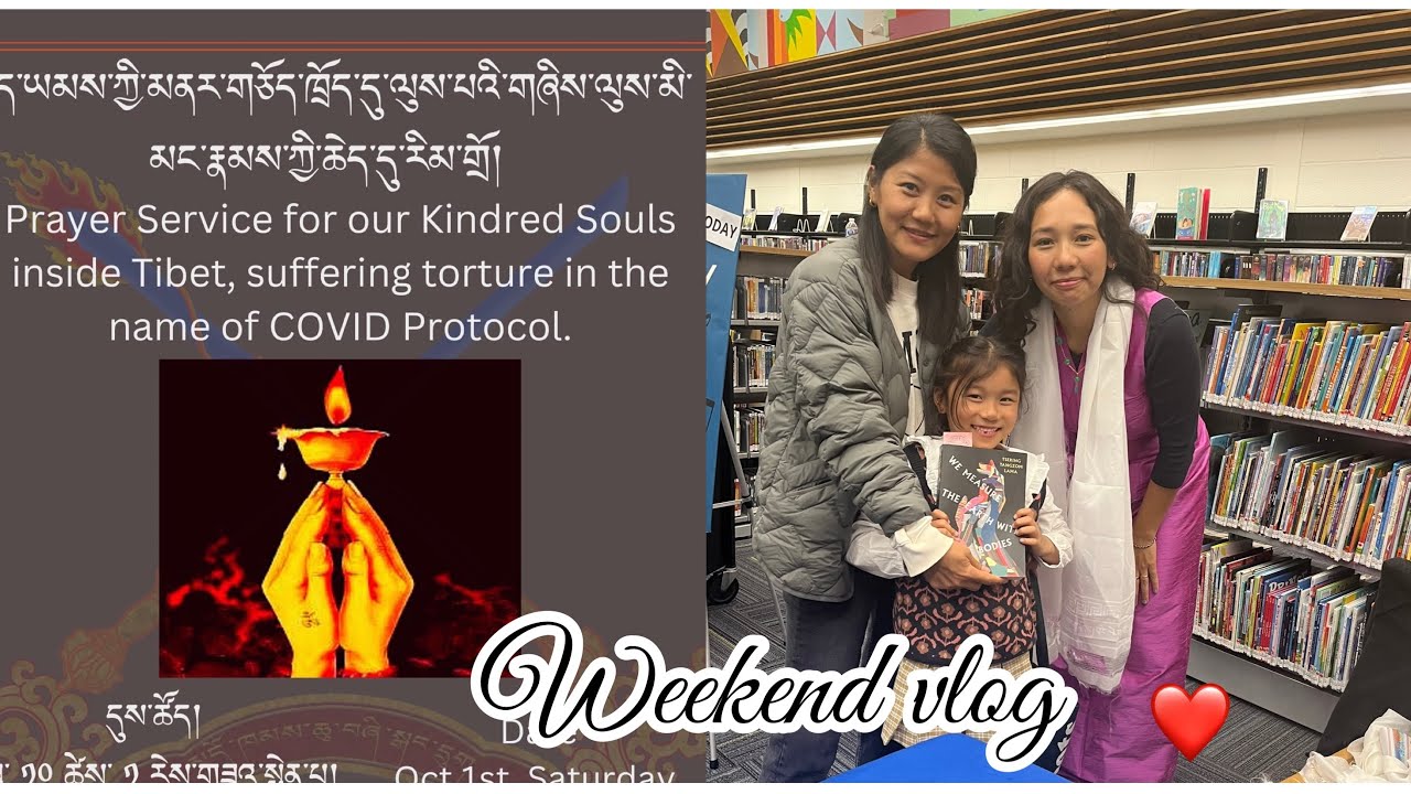 PRAYER SERVICE AT KAGYU GONPA| ATTENDED BOOK AUTHOR & SIGNING BY TSERING YANGZOM LAMA|TIBETAN VLOG |