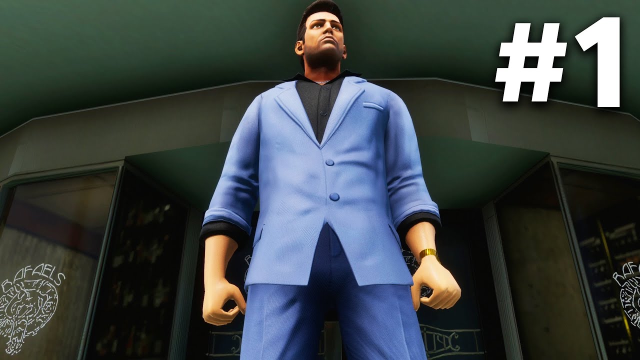 GTA Vice City Definitive Edition Gameplay Walkthrough Part 1 - INTRO (PS5 4K)