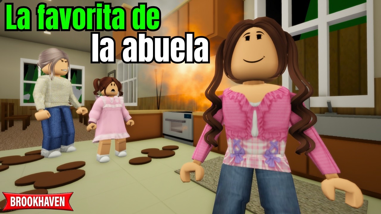 LA FAVORITA DE LA ABUELA | Brookhaven rp | Mini Pelicula - Historia de Roblox