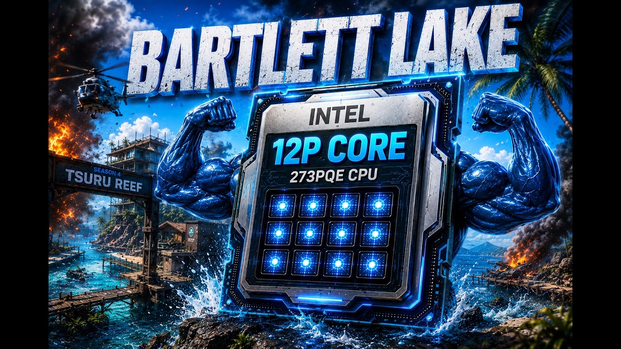 Battlefield 6 - Tsuru Reef - Intel Bartlett Lake 273PQE 12 P Core - 1080p Low MAX FPS!