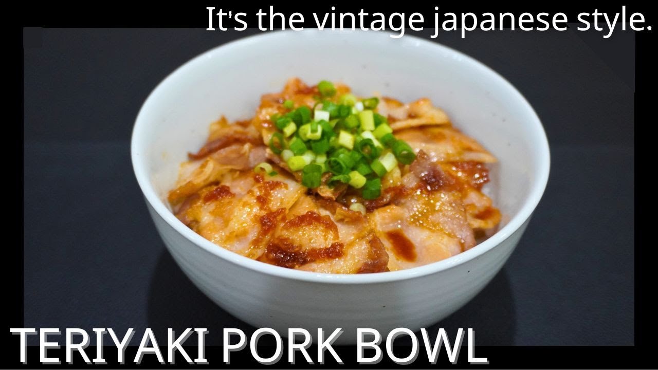 【it's amazing】3 tips for making teriyaki pork bowls exquisite.