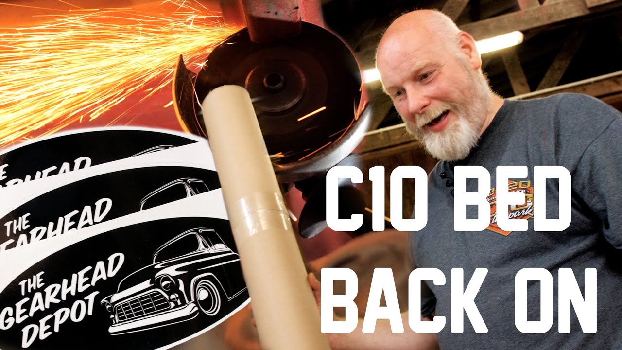 C10 Bed Back On | Notching Bed Rails + Check Whats Hanging In My Shop! | NEW HOT🔥 STUFF IN
