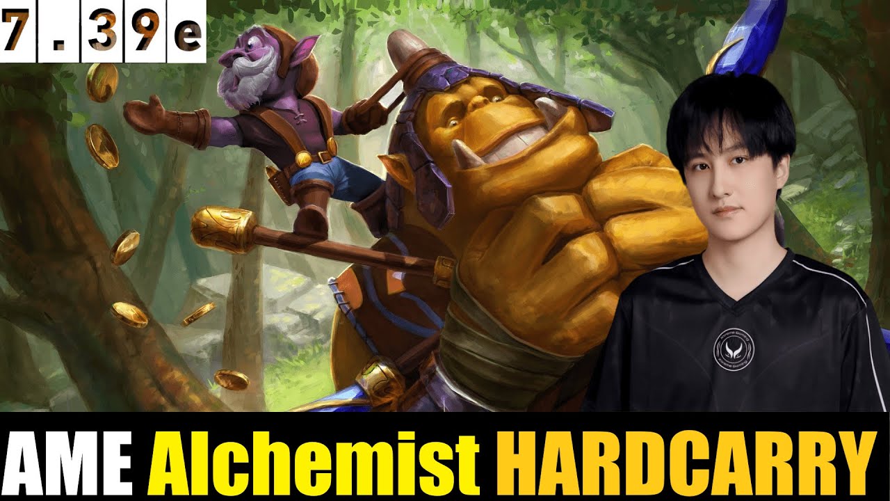 🤯AME [Alchemist] CARRY 7.39e - DOTA 2 HIGHEST MMR MATCH#dota2   #dota2gameplay