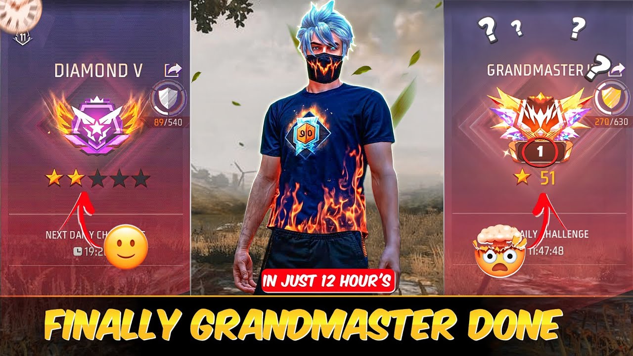 Finally GrandMaster Top 1 ✅ IN Cs Rank !! Just 12 Hours' Continuous Pushing 🙎 Season 37 Ep-1