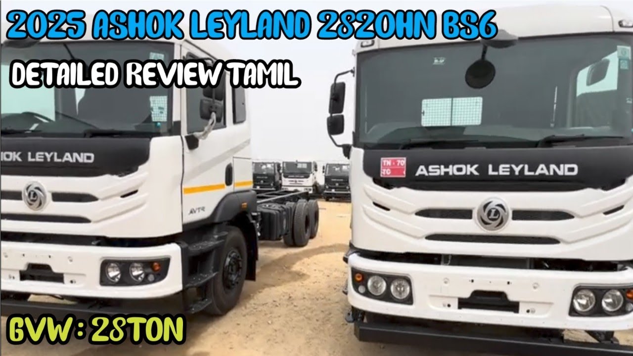  2025 ASHOK LEYLAND 2820HN (BS6) AC variant 10Wheel truck review Tamil 