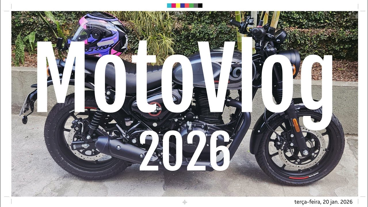 #Dia-a-dia - Percurso de Moto até em Casa