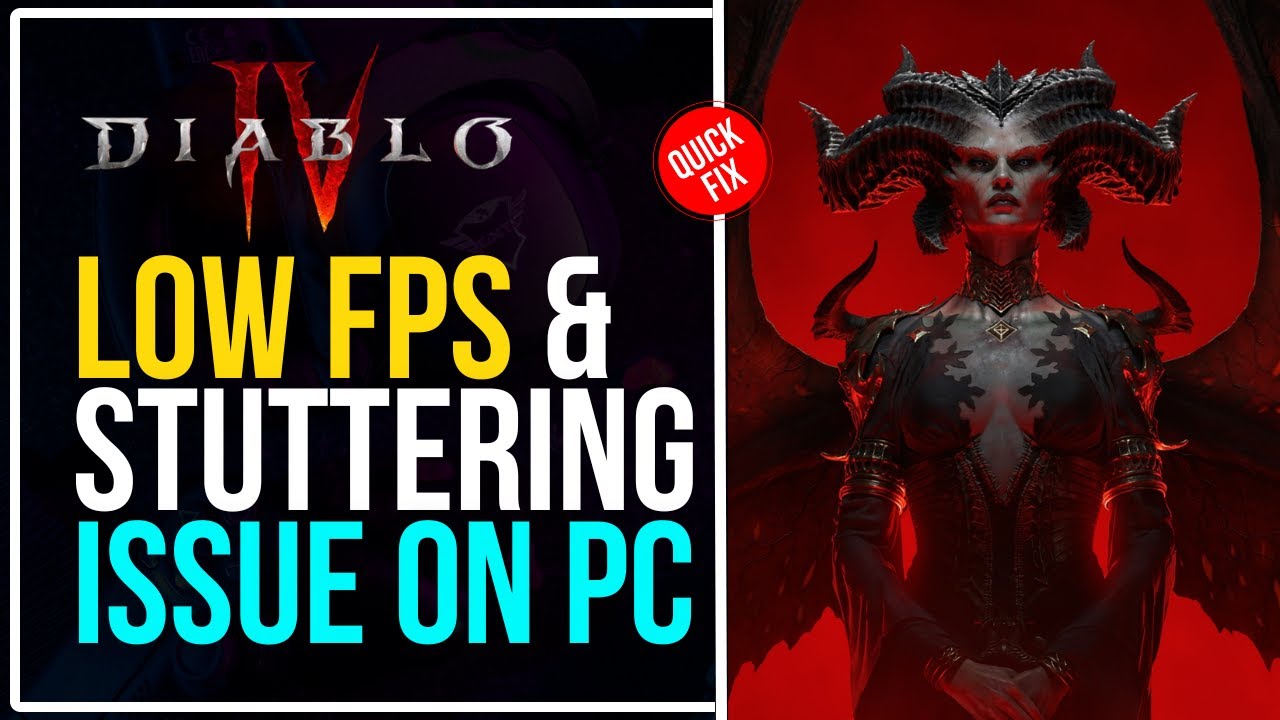 How to FIX Diablo 4 Lag, Low FPS, Stuttering & FPS Drops? [WORKING FOR WINDOWS 11 & 10]