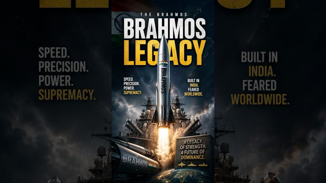 The Legacy of BrahMos 🇮🇳🚀 World's Fastest Supersonic Missile! #shorts #facts #history #trending