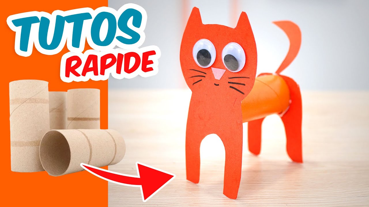 Tuto chat rouleau de papier toilette