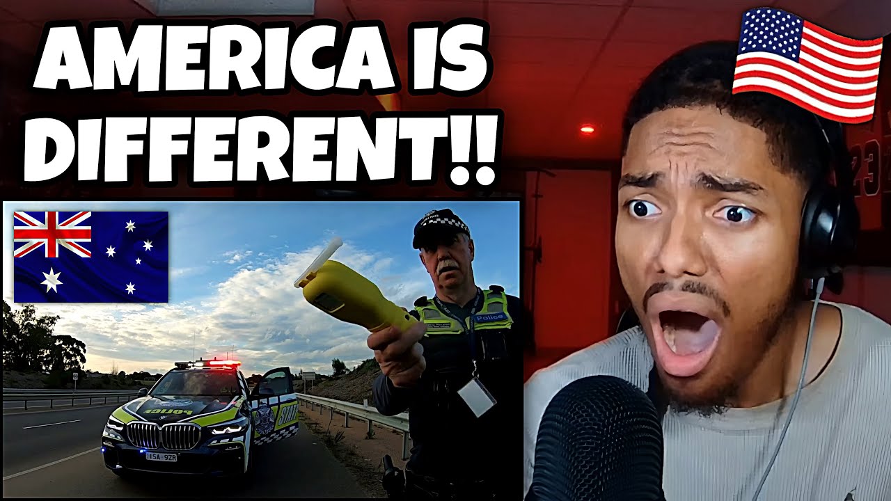 AMERICAN REACTS To Australian Police | speeder LOSES HIS LICENSE!