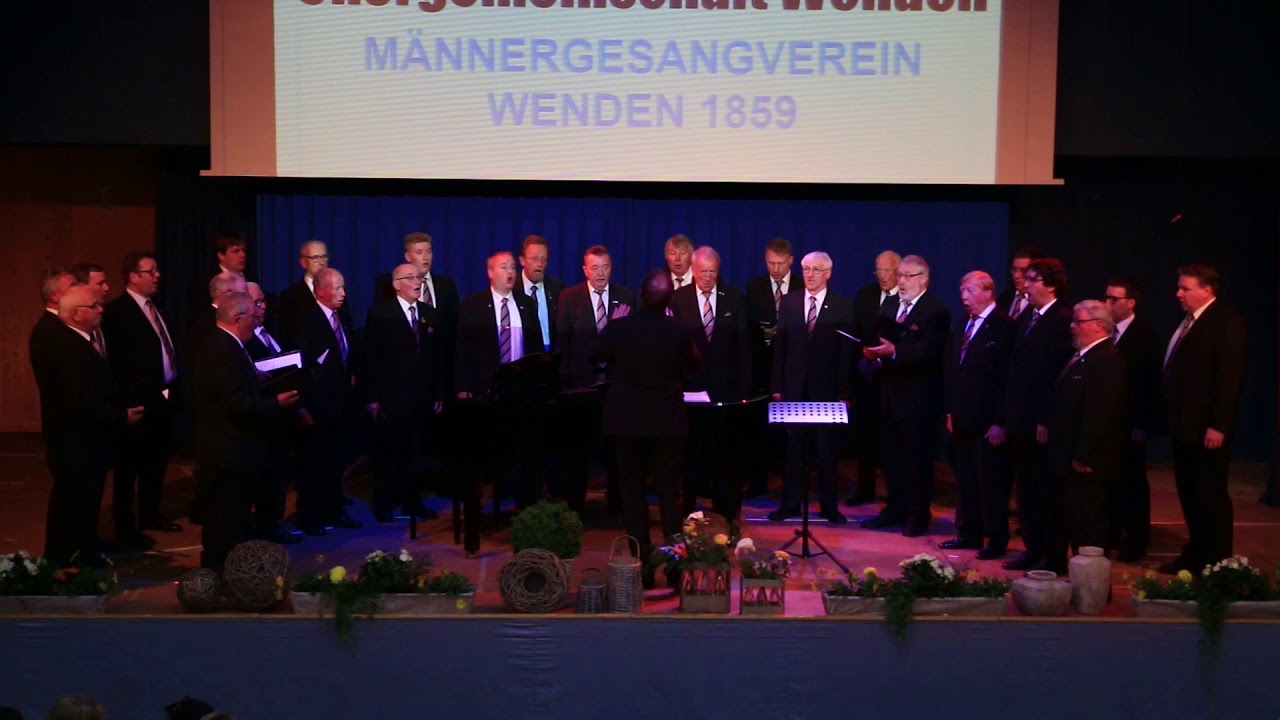 Männerchor Frohsinn Ottfingen - Abendlich schon rauscht der Wald (von Eichendorff)