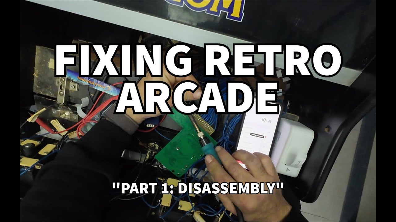 Rescuing a Dead Retro Arcade Machine! - Part 1: Disassembly & Labeling