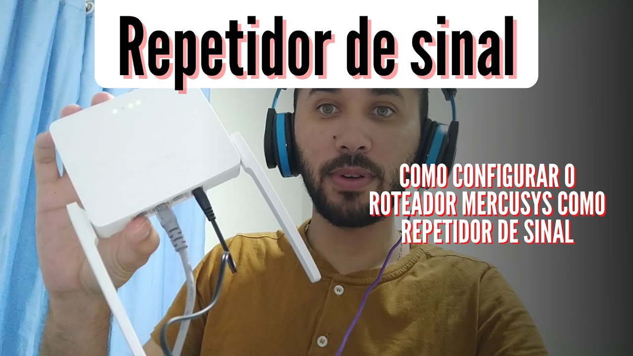 Configurando o roteador Mercusys como repetidor WIFI